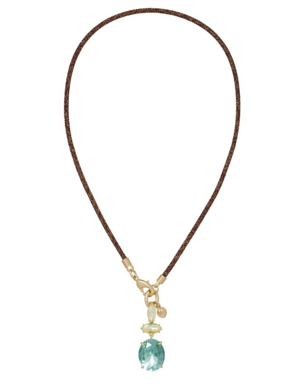 Roxanne Assoulin Crystal Granita Le Petite Cord Necklace